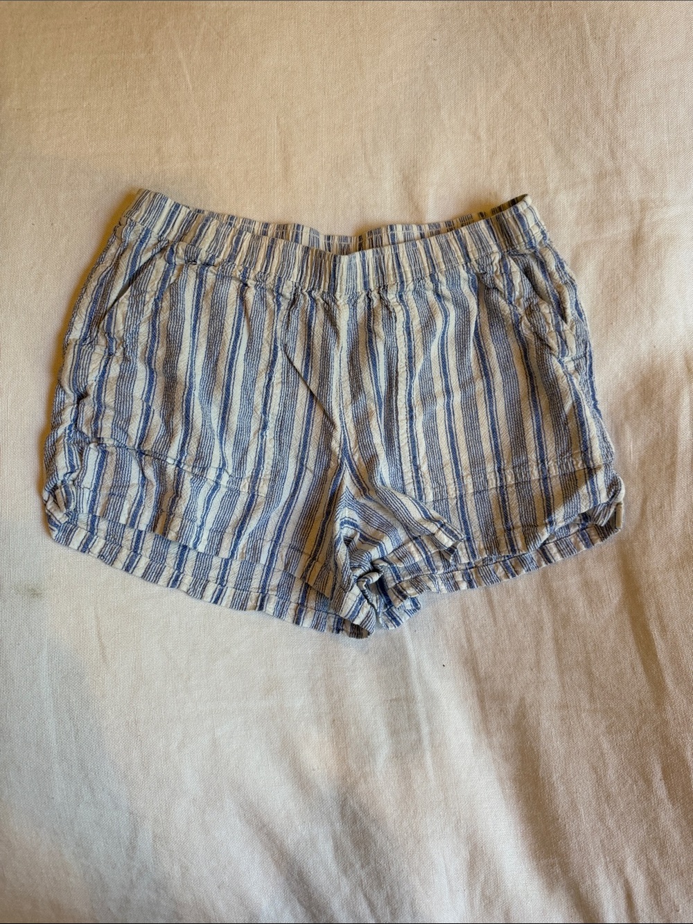 Universal Thread Blue and White Striped Women's Shorts